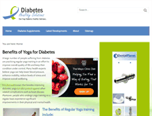 Tablet Screenshot of diabeteshealthysolutions.com
